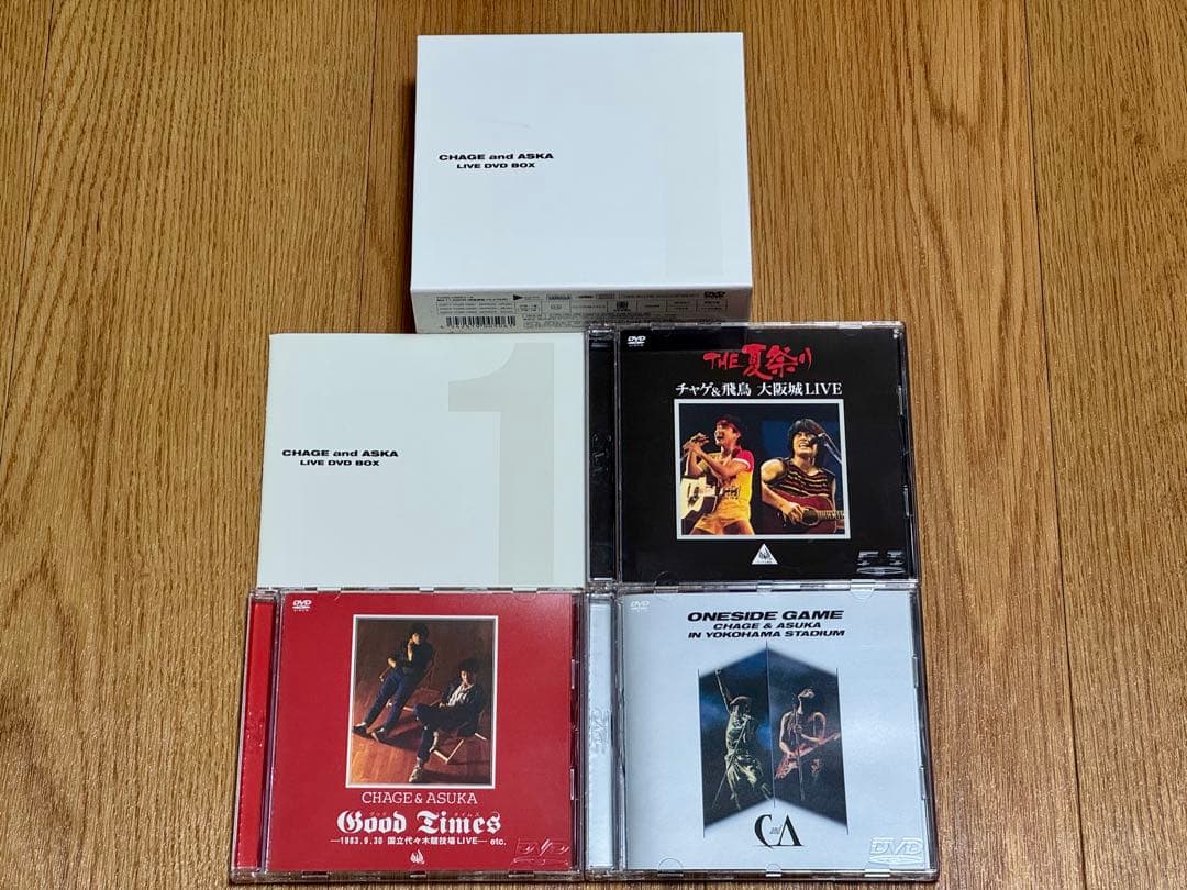 ミュージック CHAGE and ASKA LIVE DVD BOX 1