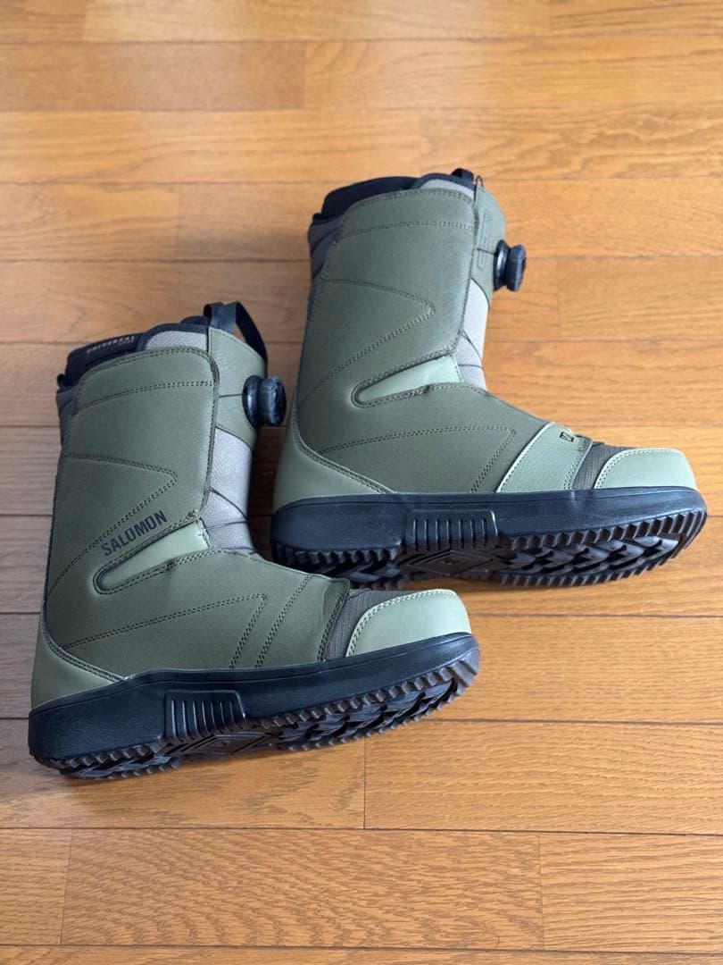 SALOMON スノーボードブーツ オリーブグリーン27cm
