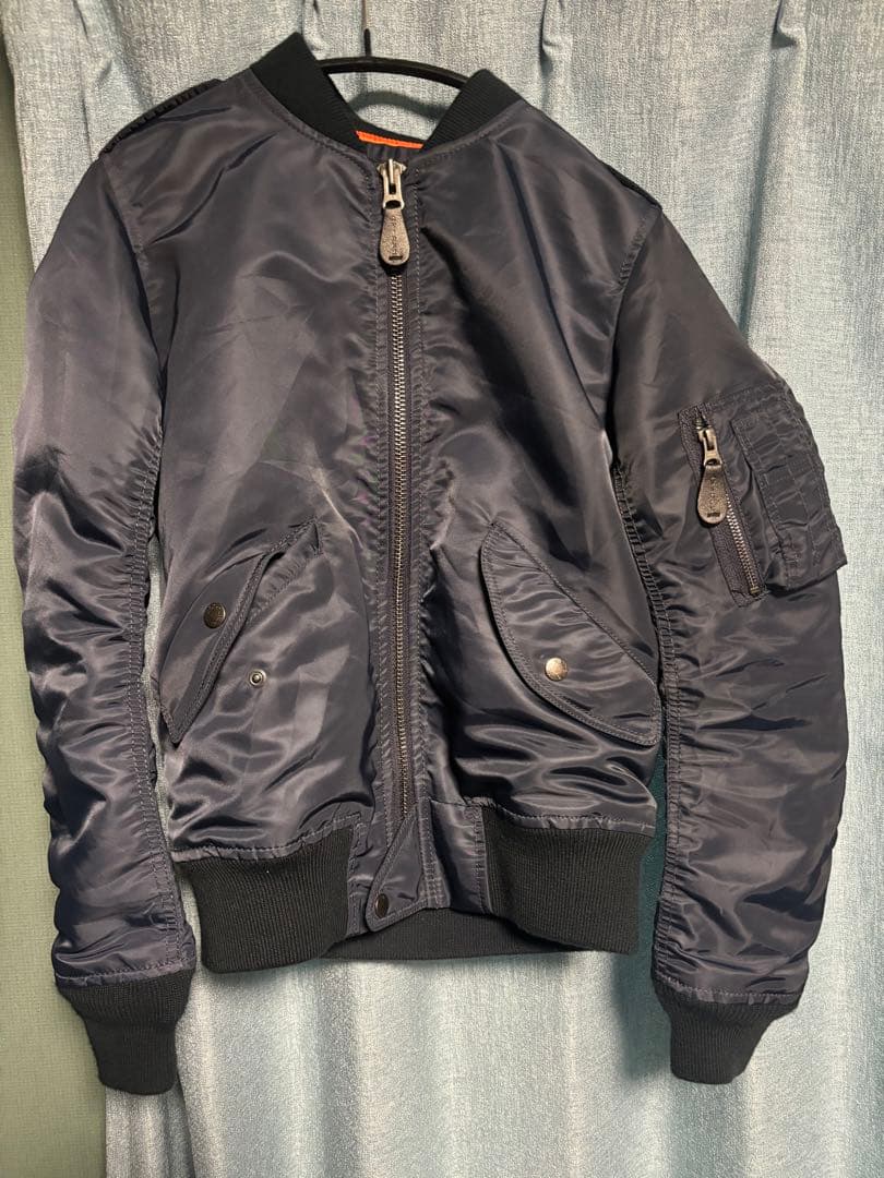 AVIREX MA-1 フライトジャケット M ネイビー