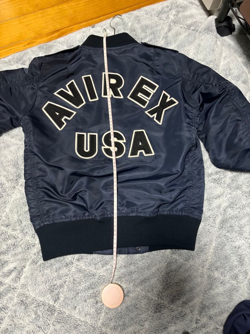 AVIREX MA-1 フライトジャケット M ネイビー