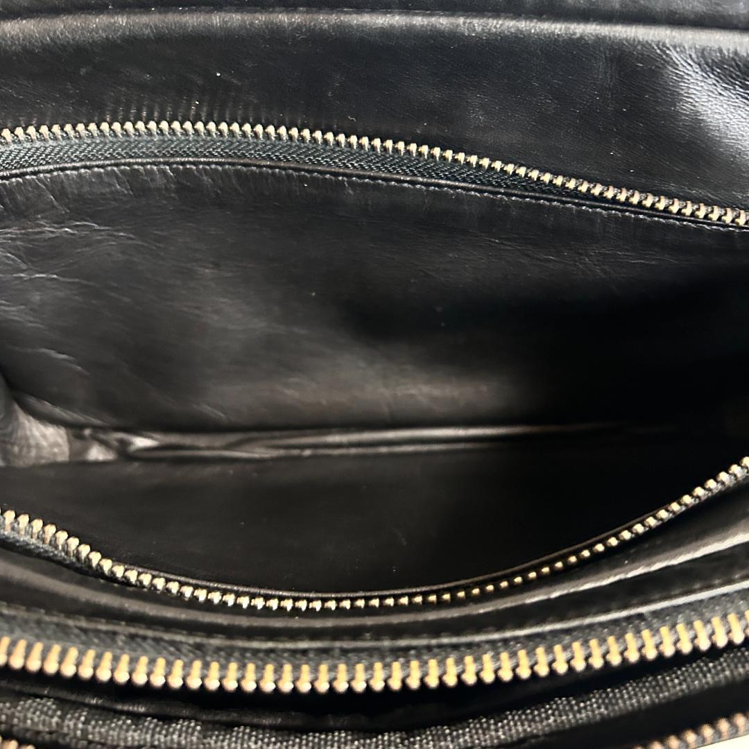 SAAD サード オールレザー ブランドロゴ金具 斜め掛け可能 ボディバック