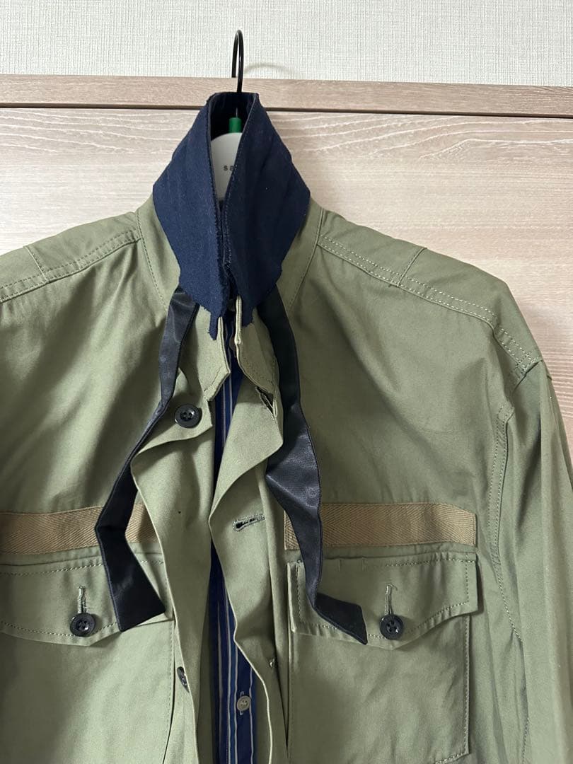 sacai ドッキングミリタリーシャツ