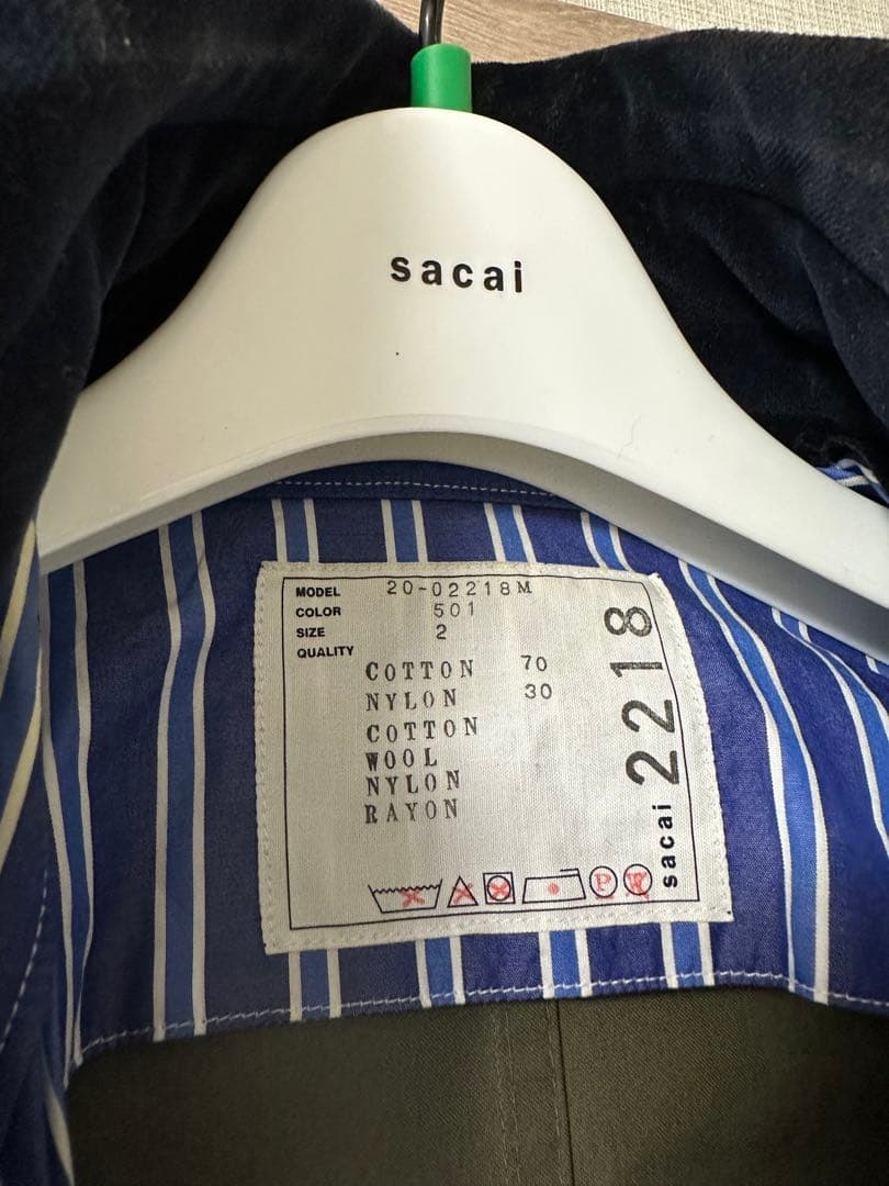 sacai ドッキングミリタリーシャツ