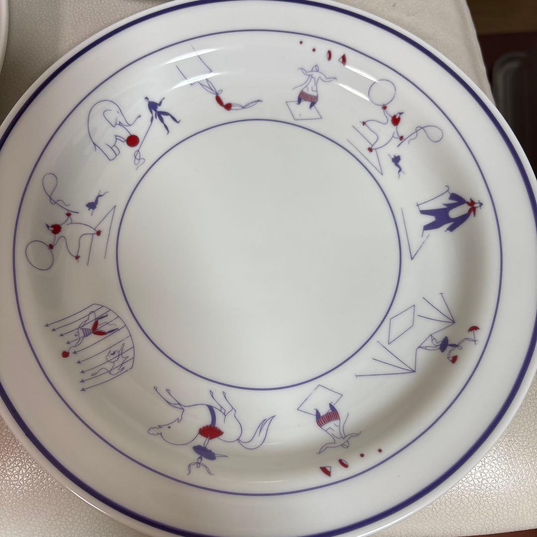 未使用美品　リチャード ジノリ ジオポンティサーカス　プレート　21cm 3枚