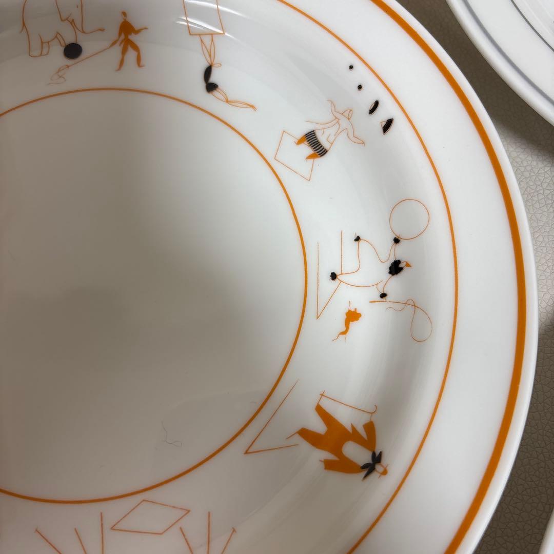 未使用美品　リチャード ジノリ ジオポンティサーカス　プレート　21cm 3枚