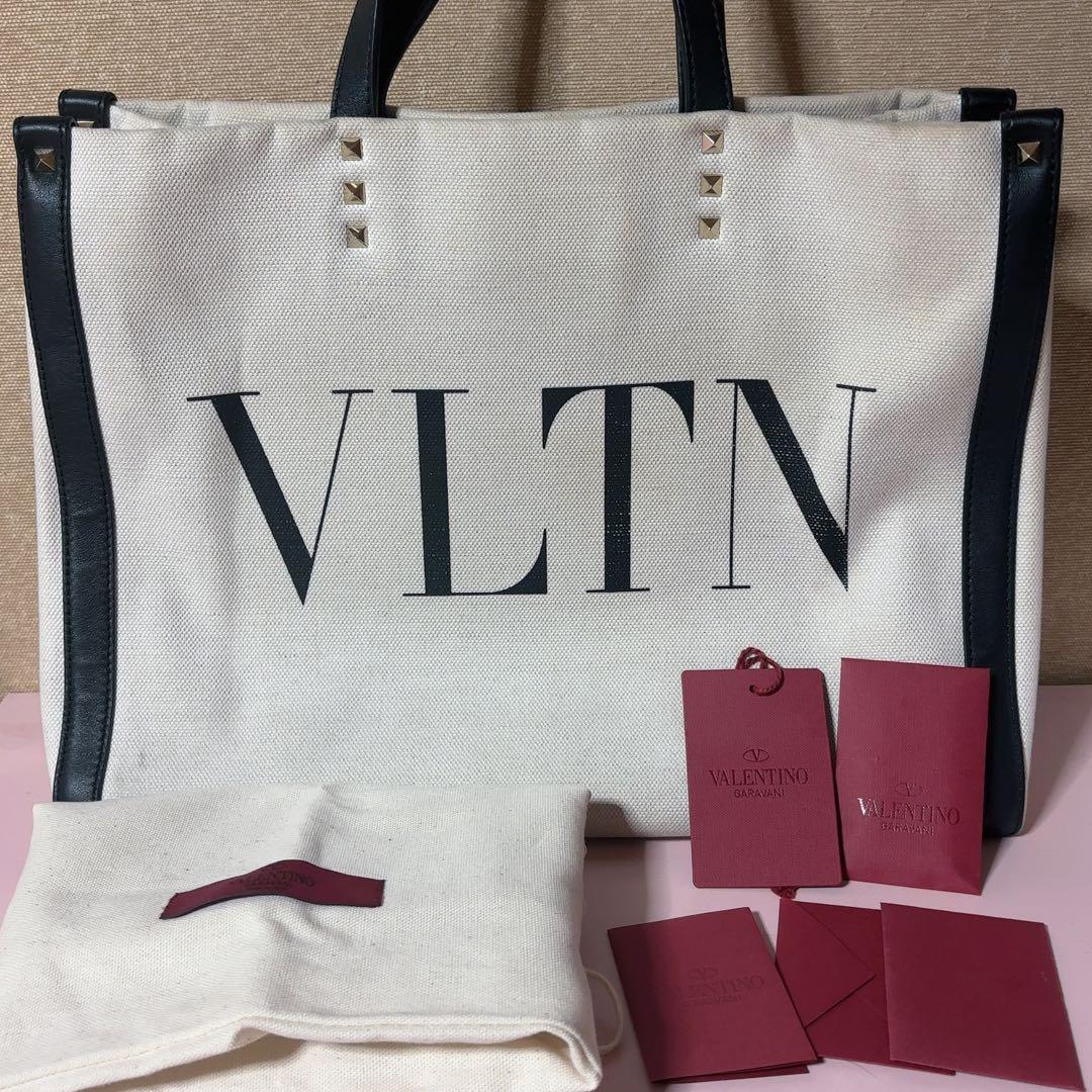 付属品付き ヴァレンティノ VALENTINO トートバッグ キャンバス　バック