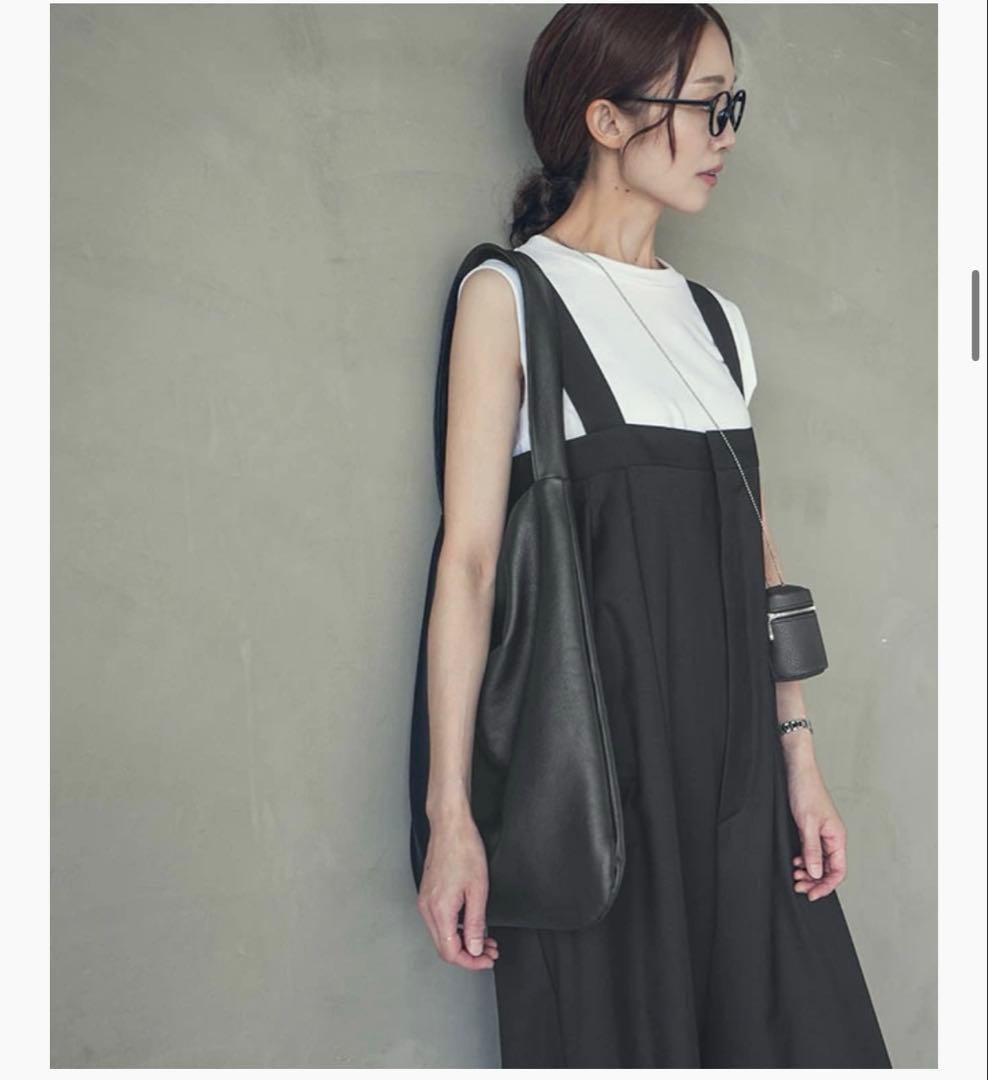 SOLAMONAT LARME サロペット チャコール 38