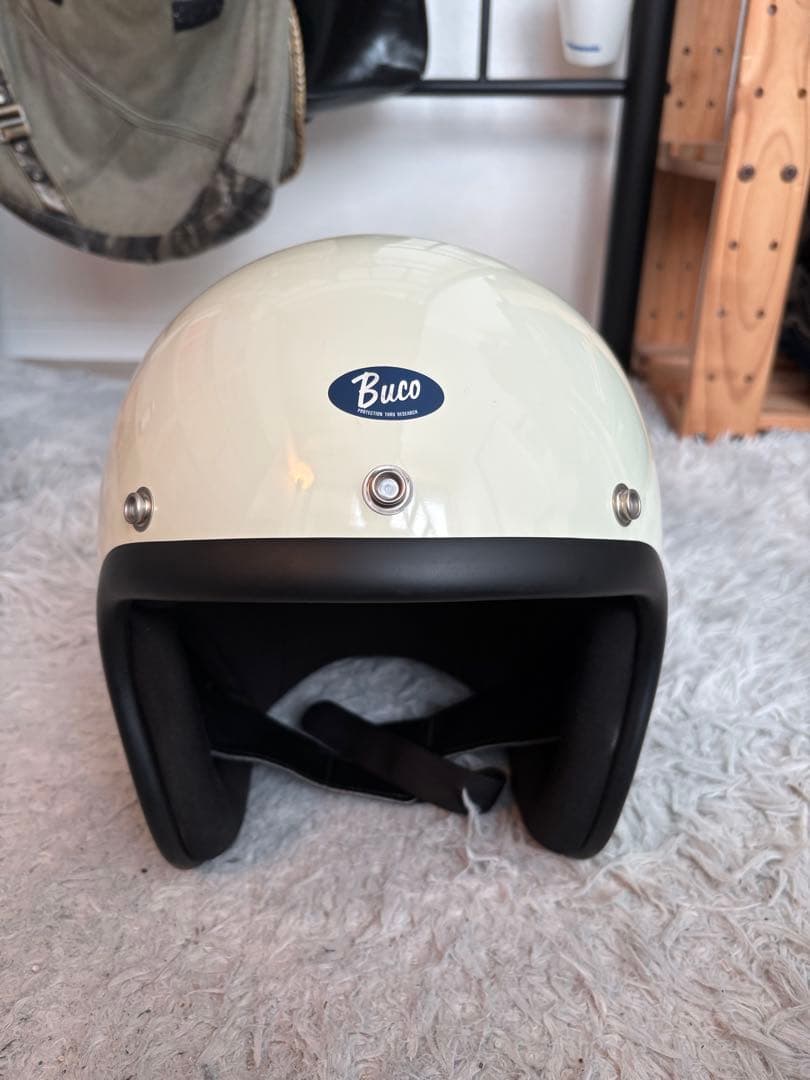 Buco ジェットヘルメットアイボリー