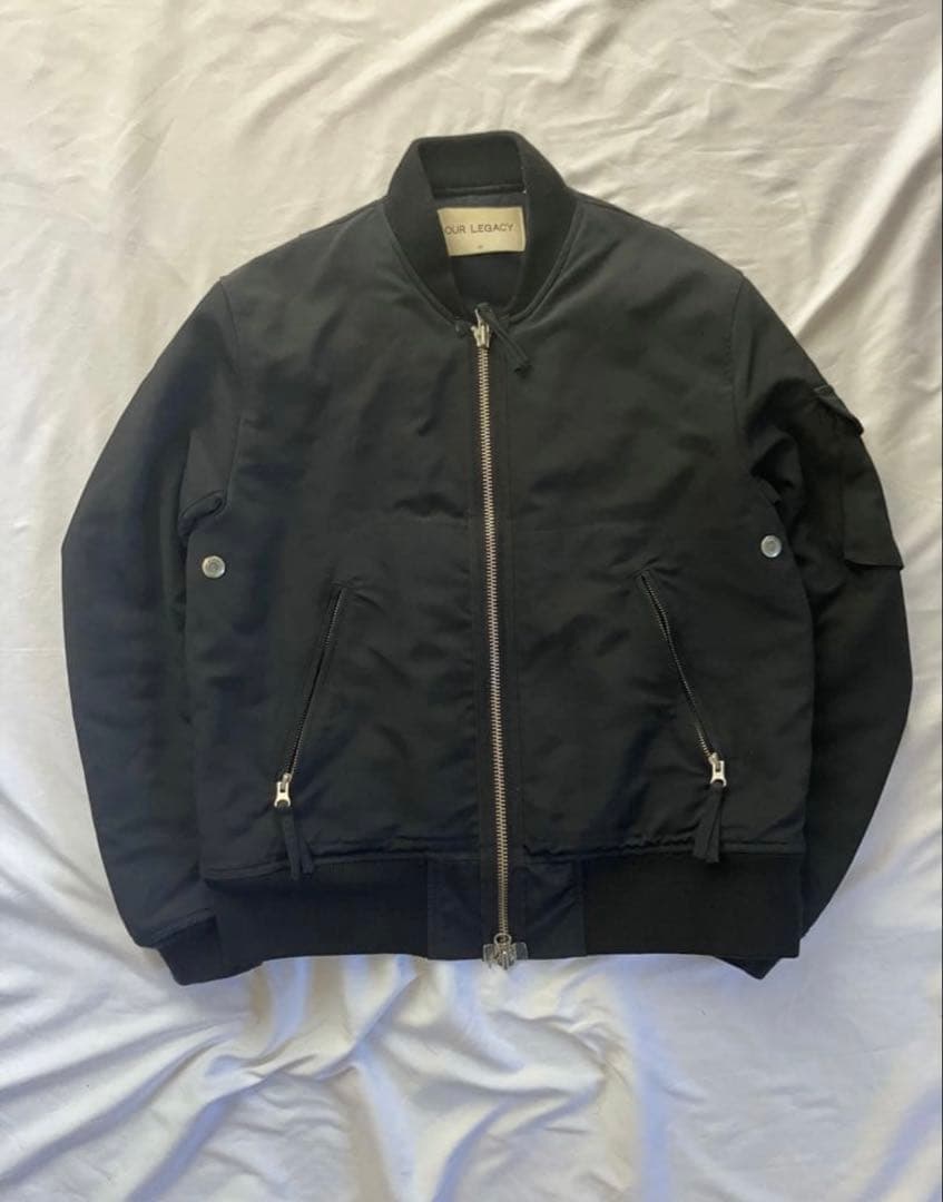 ジャケット・アウター our legacy double zip Black ma-1