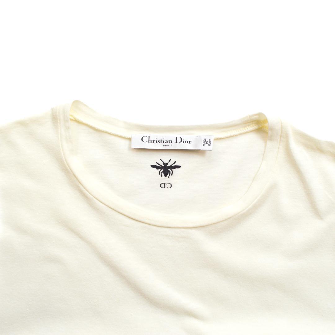 Christian Diorクリスチャンディオール イタリア製 綿麻TシャツM