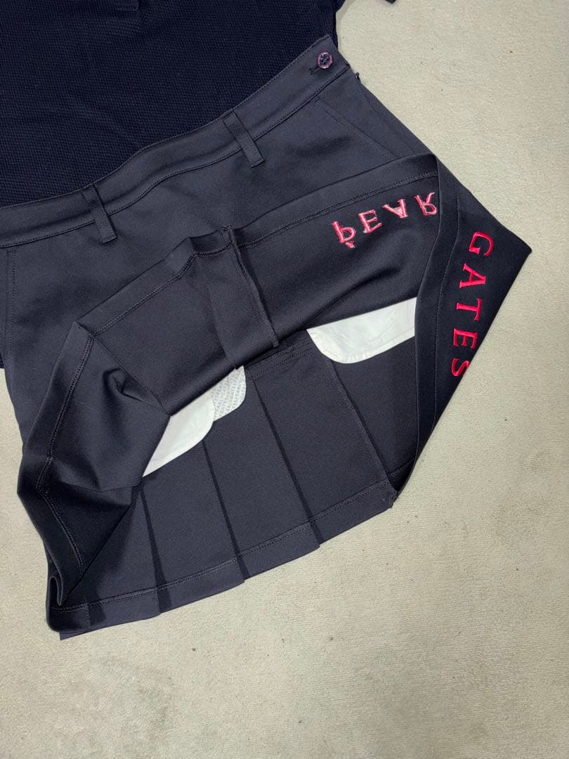 （超美品）パーリーゲイツ、メゾンロゴシリーズ、セットアップ、サイズ上0、下1