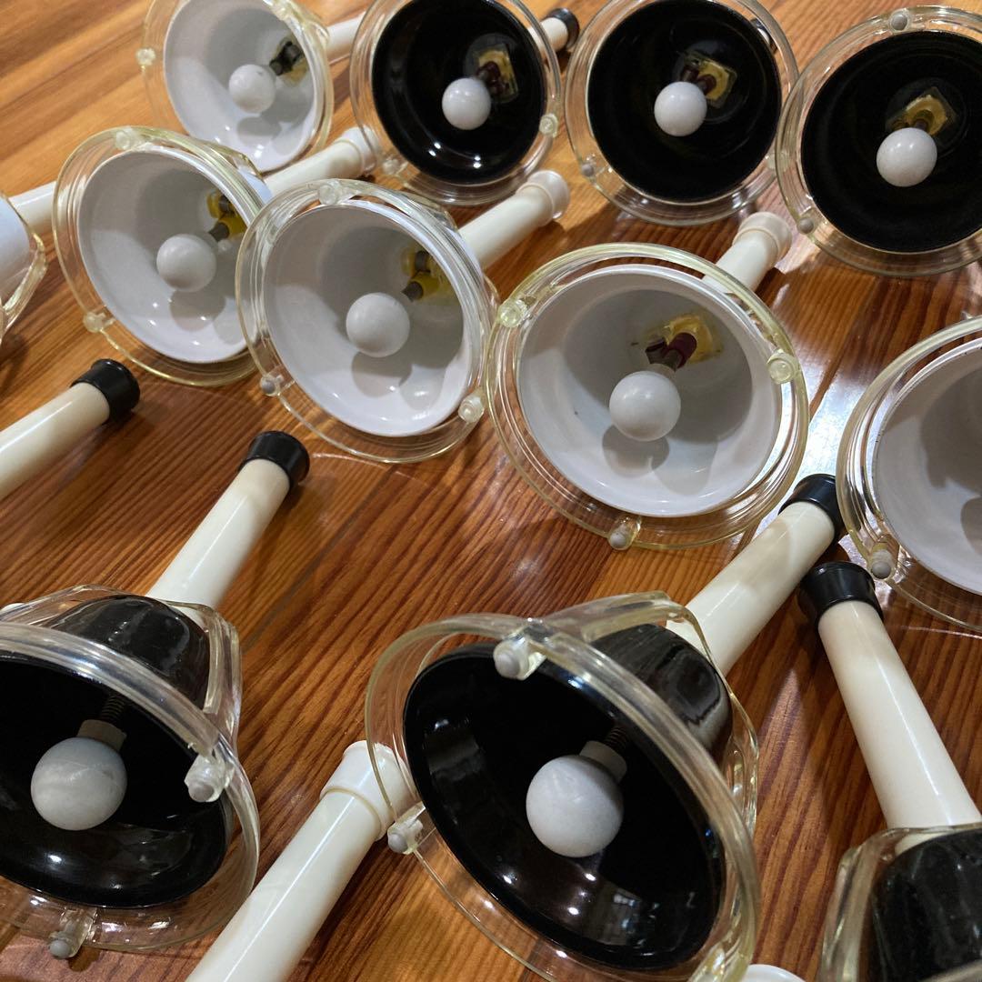 ゼンオン　ハンドベル　タッチ兼用タイプ20音セット　ブラック　ホワイト　鍵盤仕様