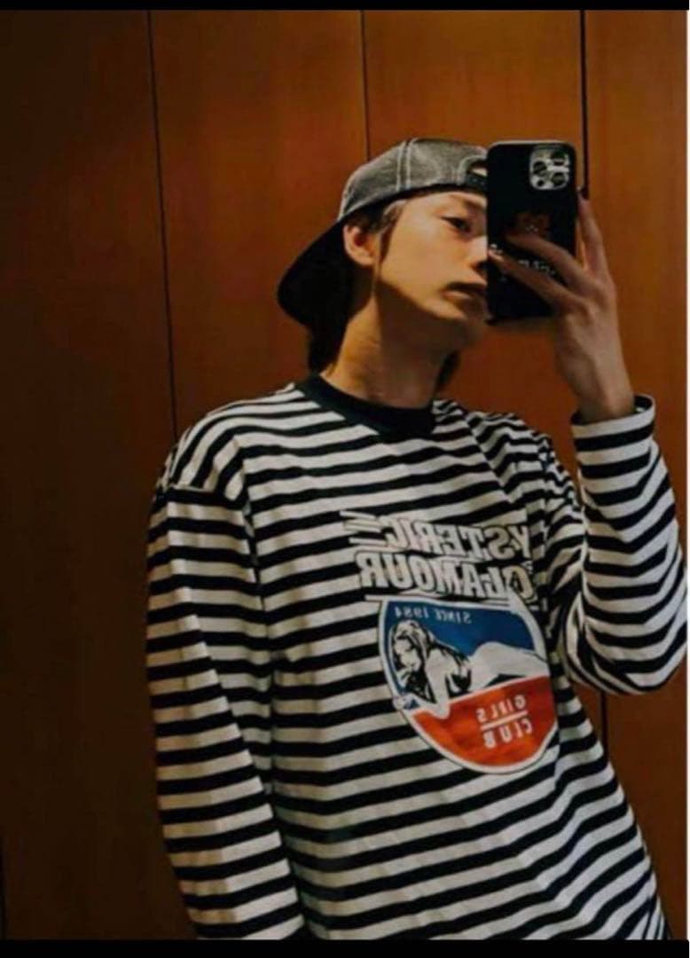HYSTERIC GLAMOUR ボーダーロンT