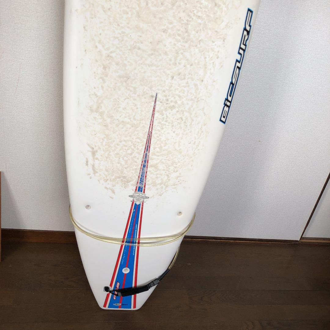 サーフボード　ロングボード　リーシュコード　フィン付き