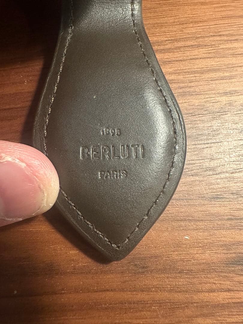 BERLUTI ベルルッティ　レザー マネークリップ