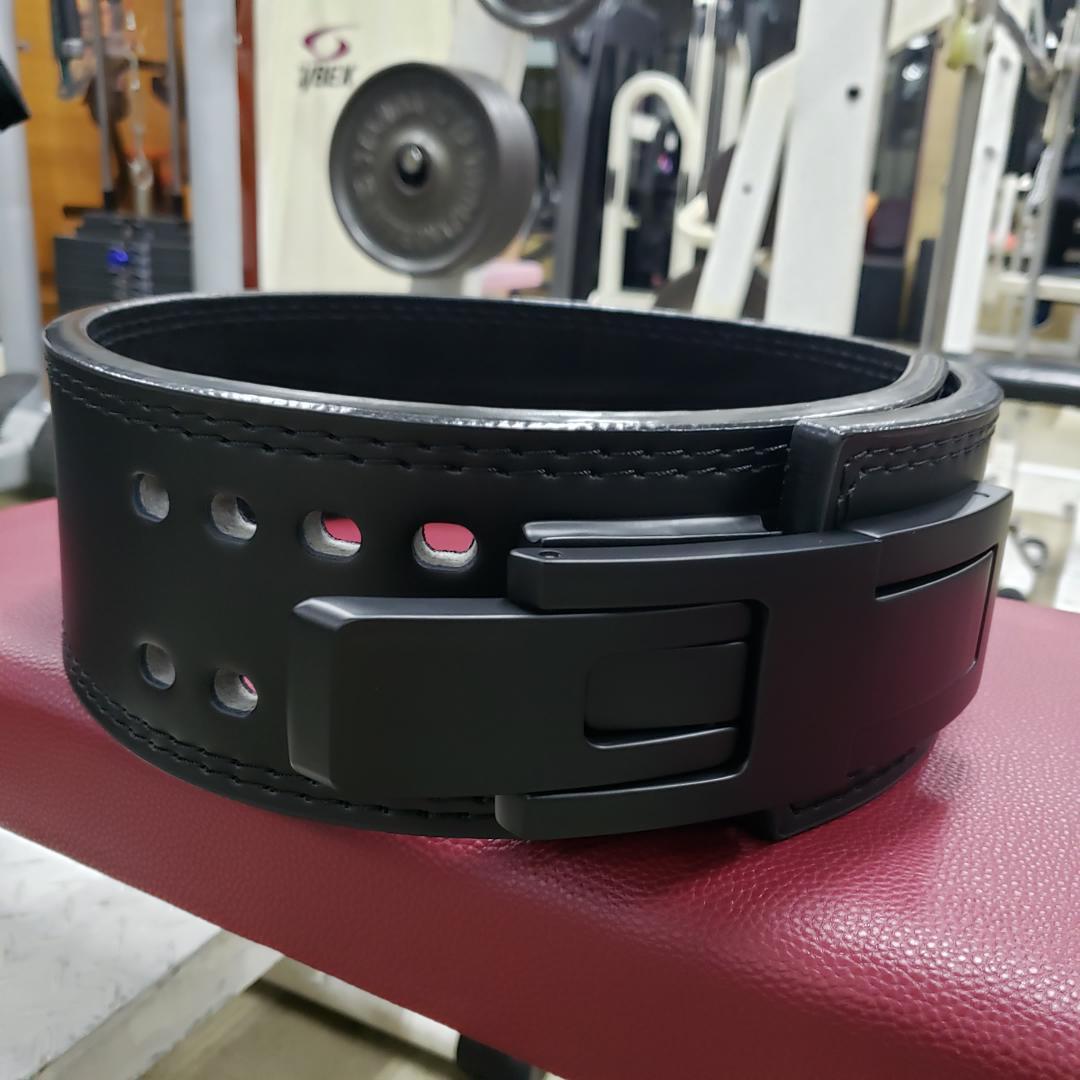 レバーアクションベルト　可変式パワーベルト オールブラック 10ｍｍ XSサイズ