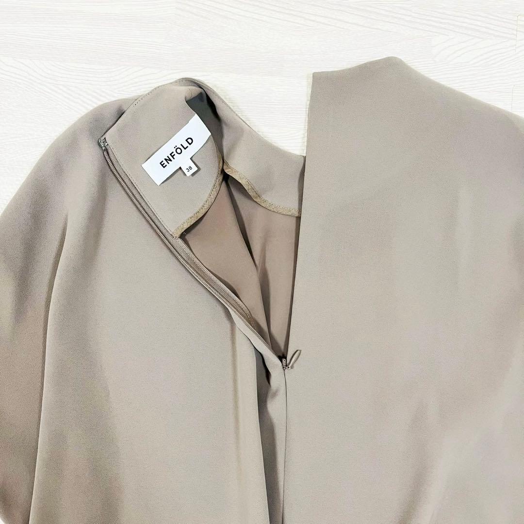 美品✨エンフォルド　現行　スクエア型プルオーバー　コショウイロ　38　タイ