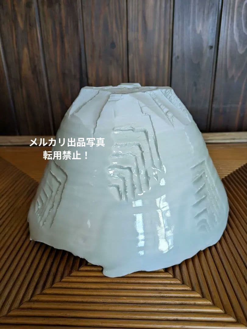 作家　生井講蔵 作　青白磁　深鉢　大深鉢