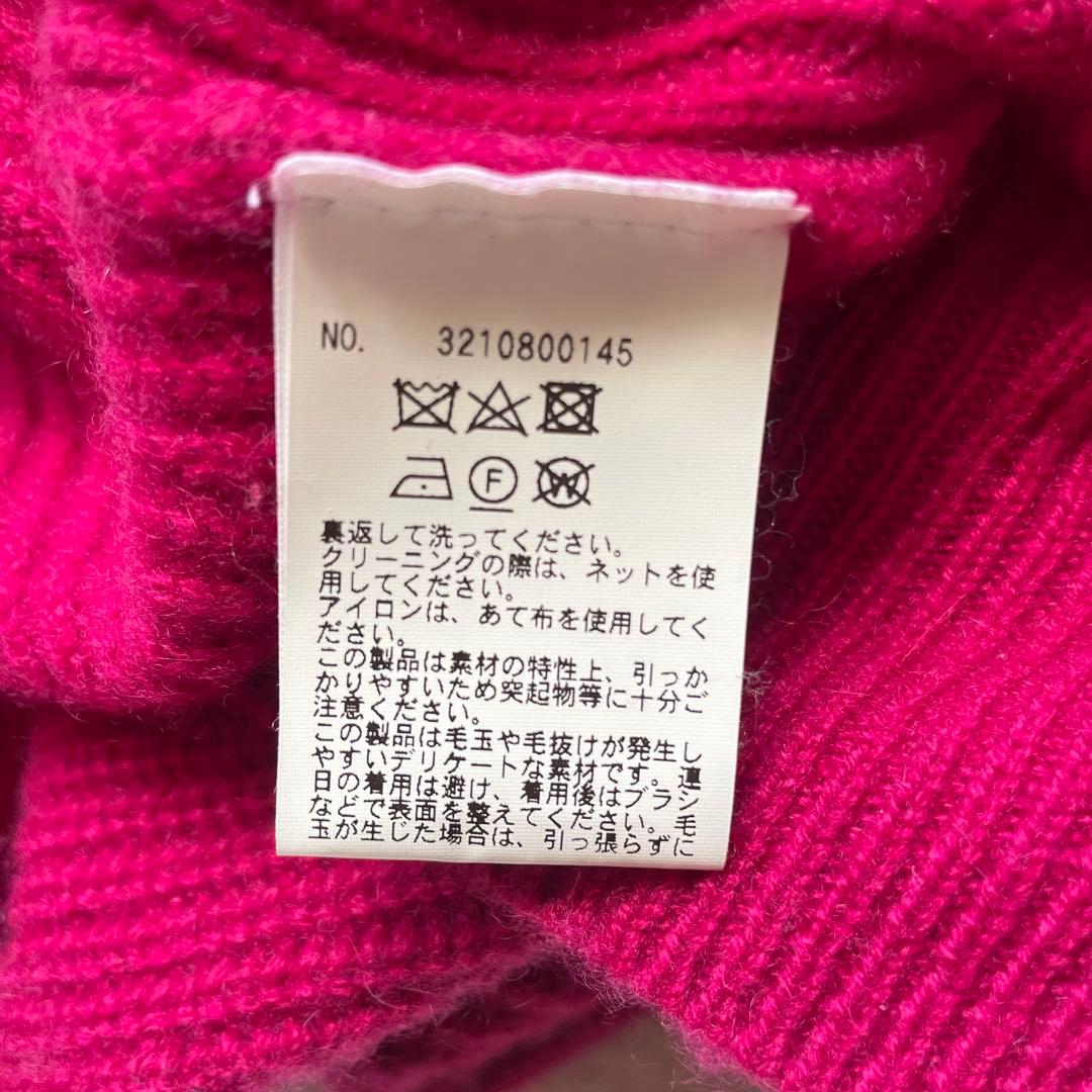 デミリー　クルーネックカシミヤニットプルオーバー　カシミア100%