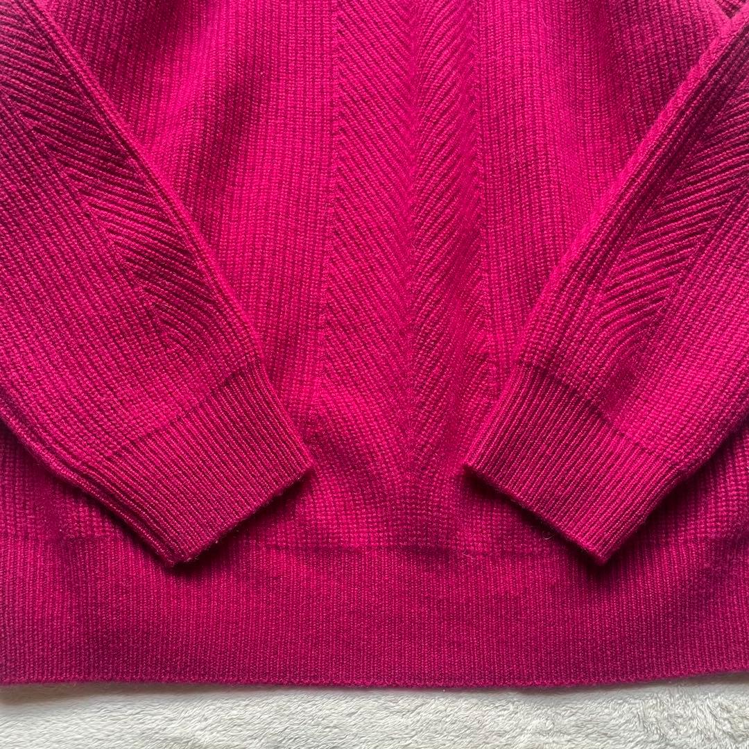 デミリー　クルーネックカシミヤニットプルオーバー　カシミア100%