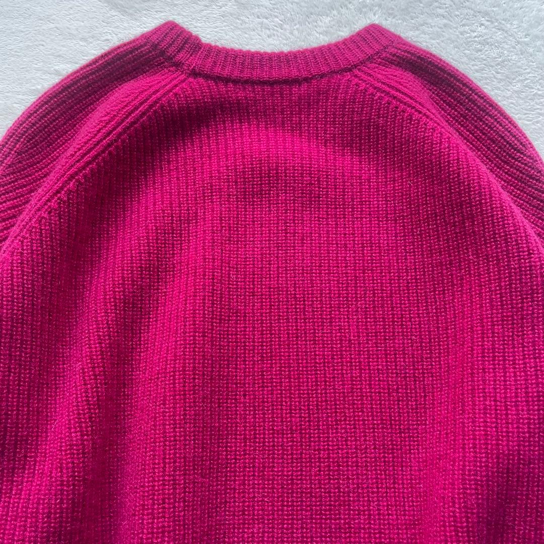 デミリー　クルーネックカシミヤニットプルオーバー　カシミア100%