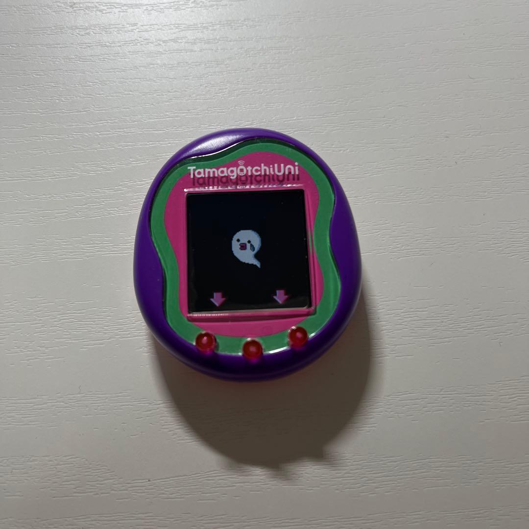 たまごっちuni パープル シリコンケース付き