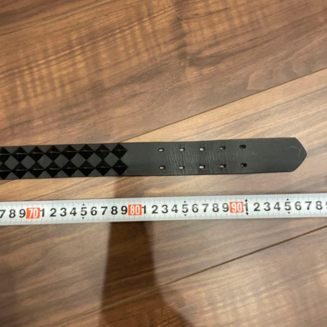 モダンパイレーツ　スタッズベルト　鋲ベル　オールブラック　34