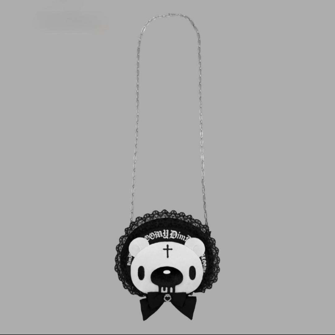 グルーミーおでかけポーチ White 白 GLOOMY × DimMoire