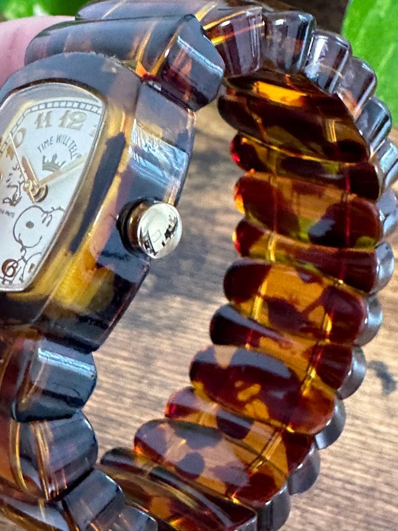 Time Will Tell NEWYORK スヌーピー 腕時計