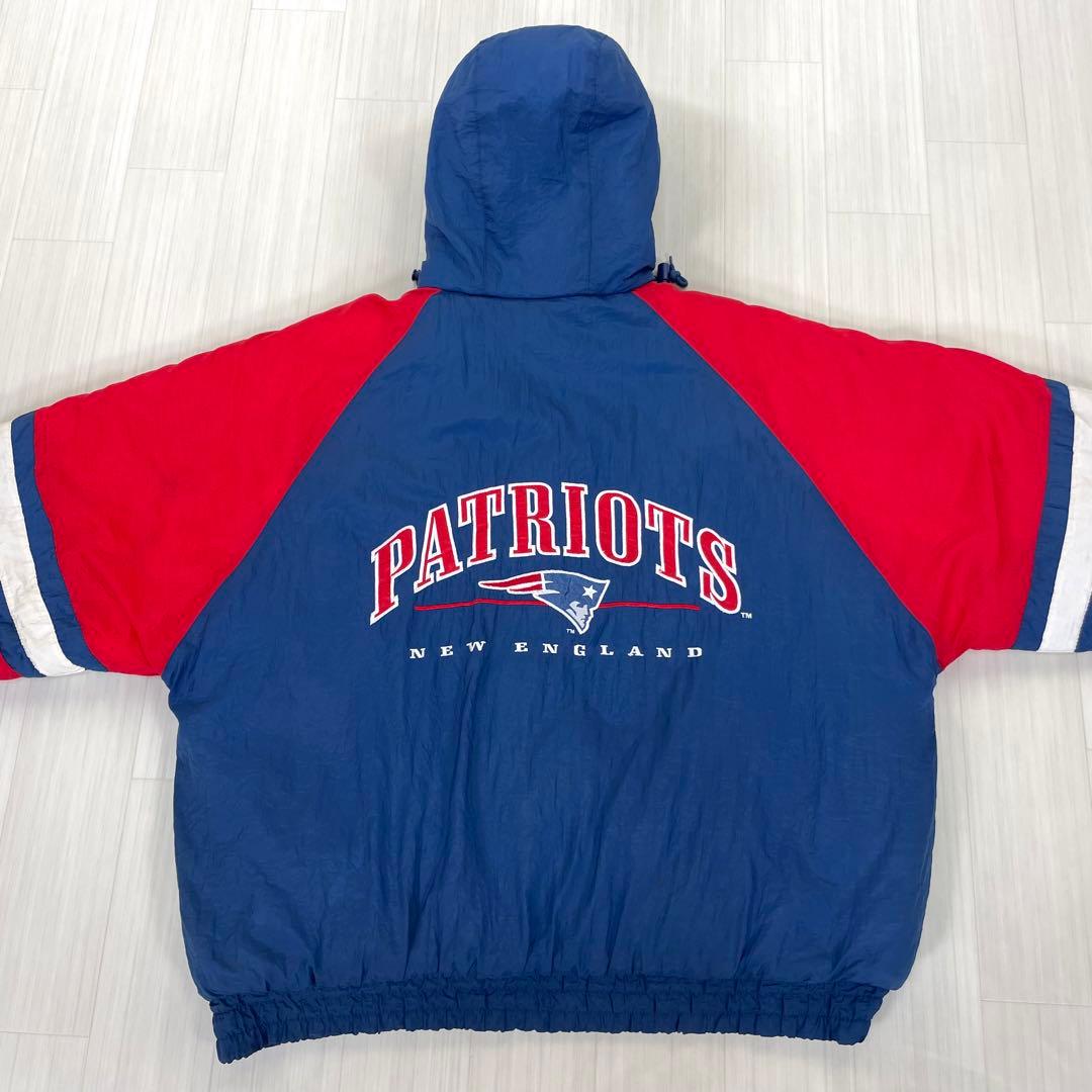 【yasu様】ロゴ7 NFL ペイトリオッツ バックロゴ 中綿 ブルゾンパーカー