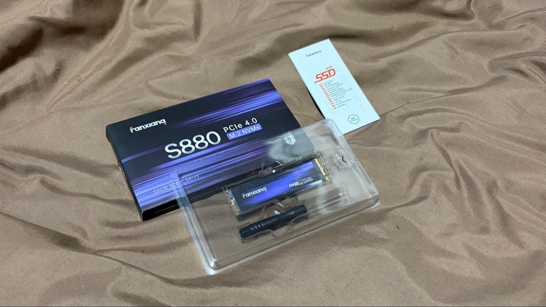 外付けハードディスク・ドライブ fanxiang S880 M.2 SSD 1TB NVMe 2280