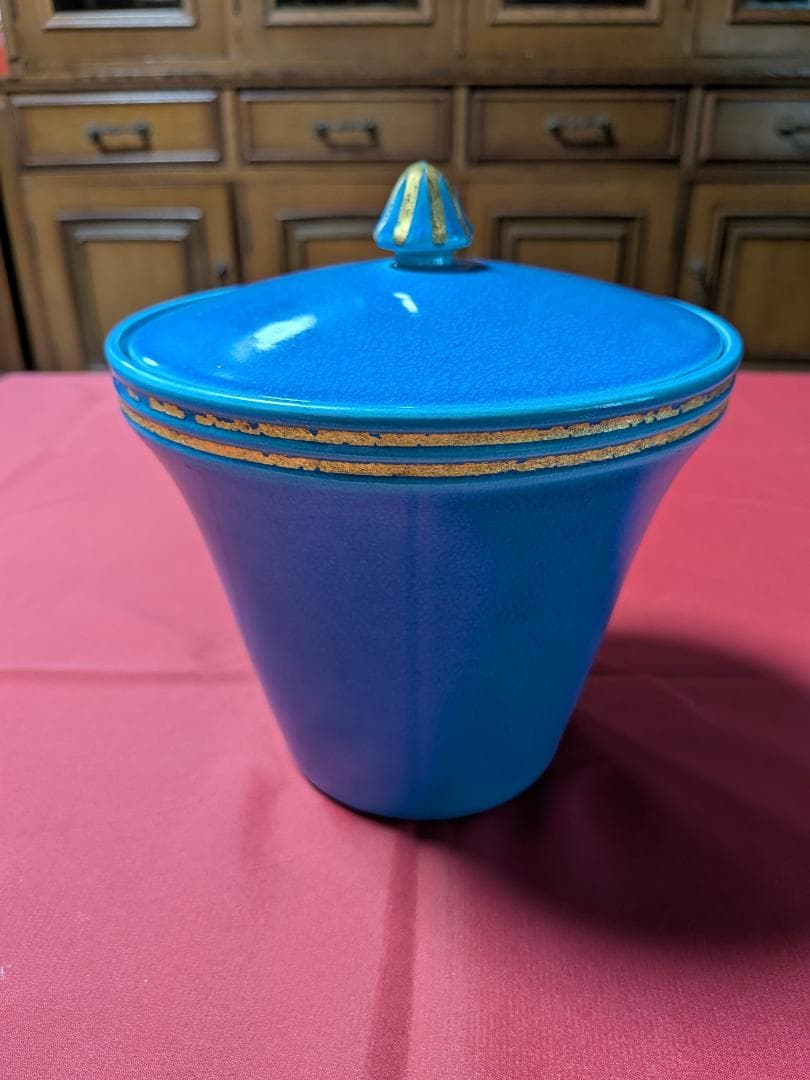 浅黄交趾　末広水指