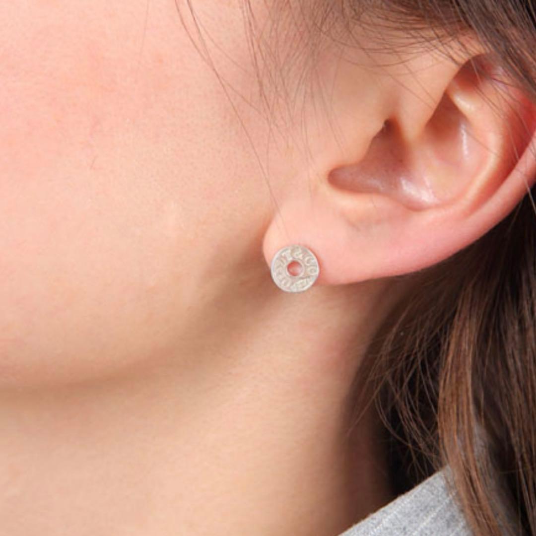 【極美品】ティファニー　ラウンドサークルピアス片耳　メンズ/レディース　925