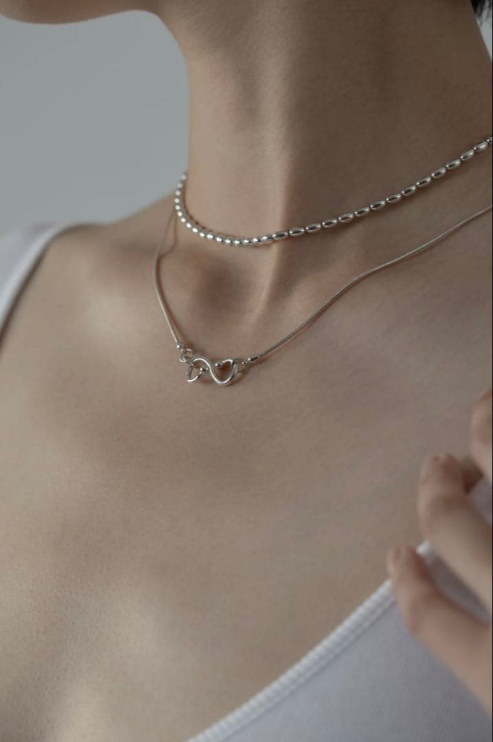 h'eres INES 08 NECKLACE here's ヒアーズ：45cm