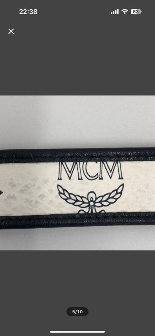 MCM ダイヤモンドパターン ベルト