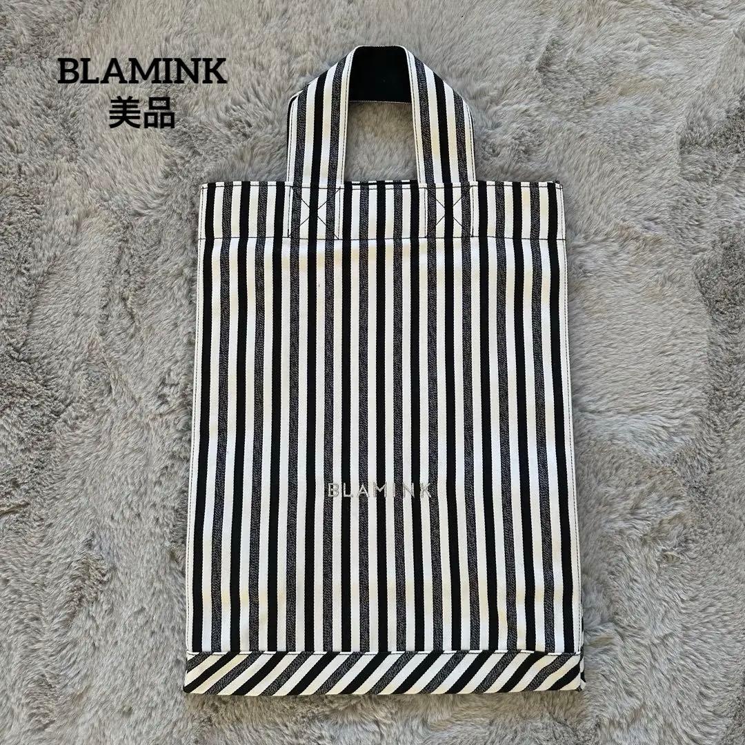 BLAMINK ブラミンク ストライプ柄 トートバッグ