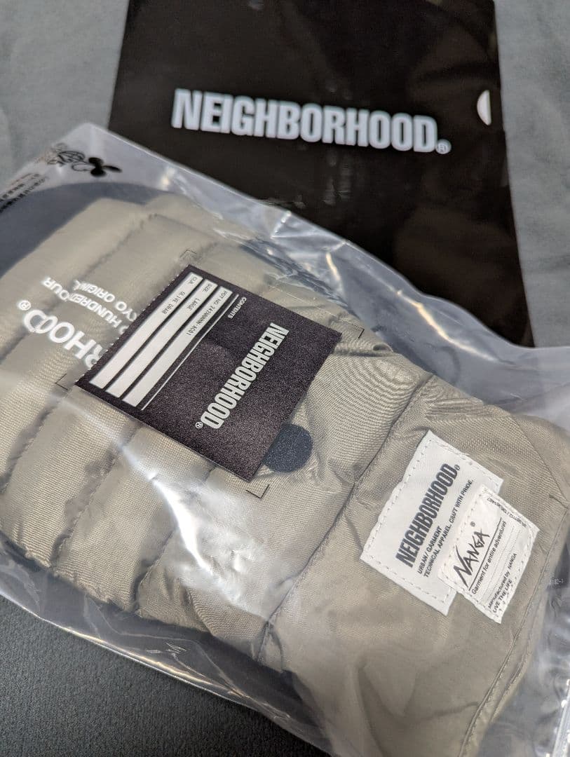 NEIGHBORHOOD グレー ミトン 手袋