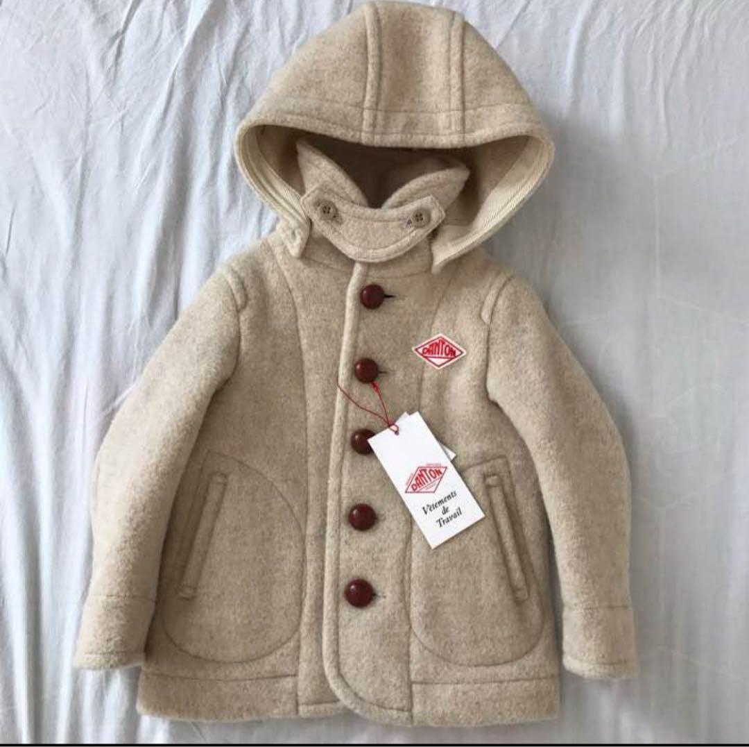 【新品未使用】ダントン ウールモッサ キッズ Sサイズ コート danton