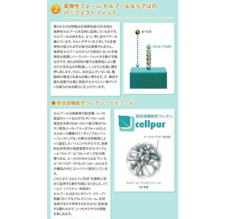 セルプール cellpur SWEET DREAM 敷きパッド シングル