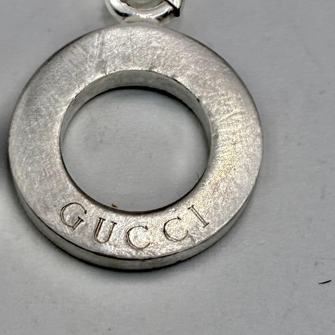 GUCCI グッチ ボールチェーン ブレスレット 21cm シルバー メンズ