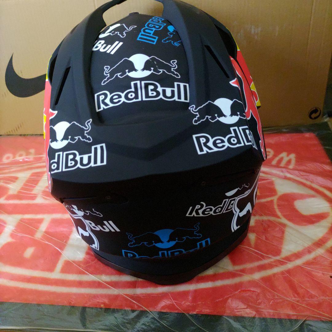 Red Bull FOX ヘルメット 艶消し黒 オフロードヘルメット