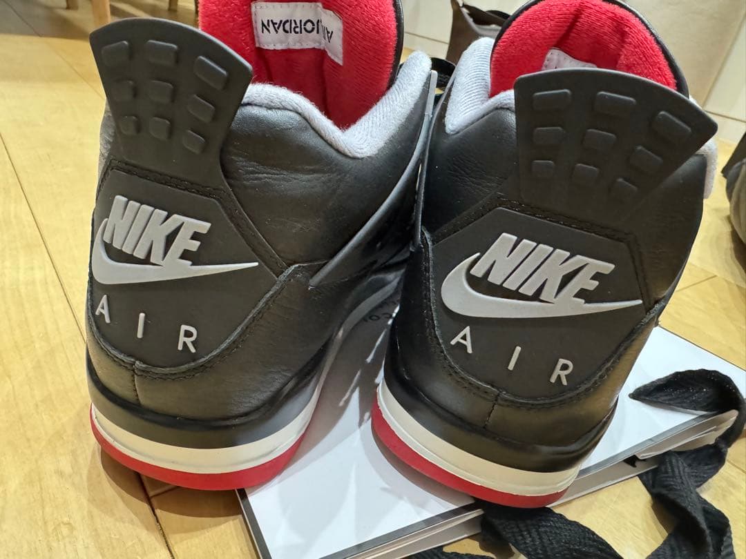 靴 Nike Air Jordan4 Retro \"Bred Reimagined\"
