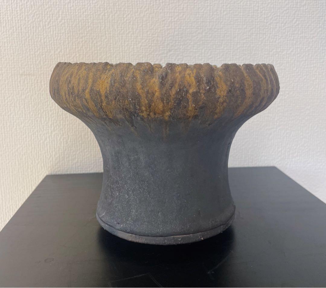 h*e様 細川政己 y鉢 大鉢　陶器鉢　中古品