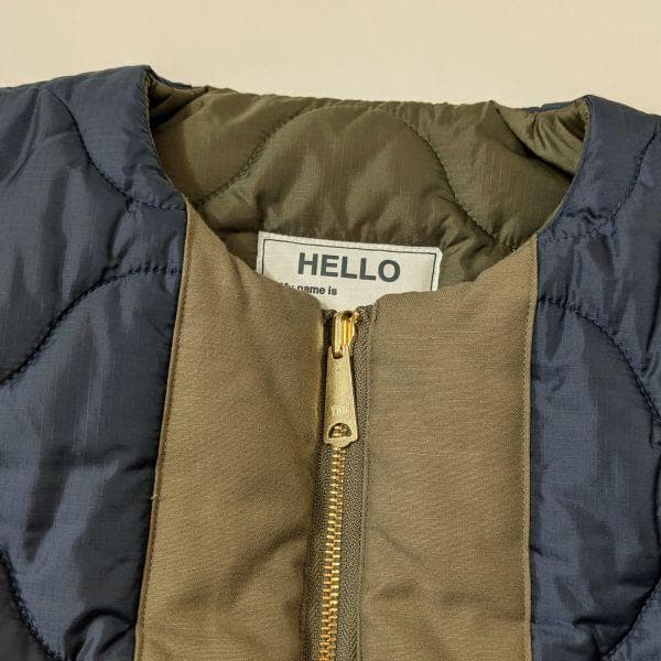 マディソン ブルー MADISON BLUE ダウンベスト ネイビー×オリーブ