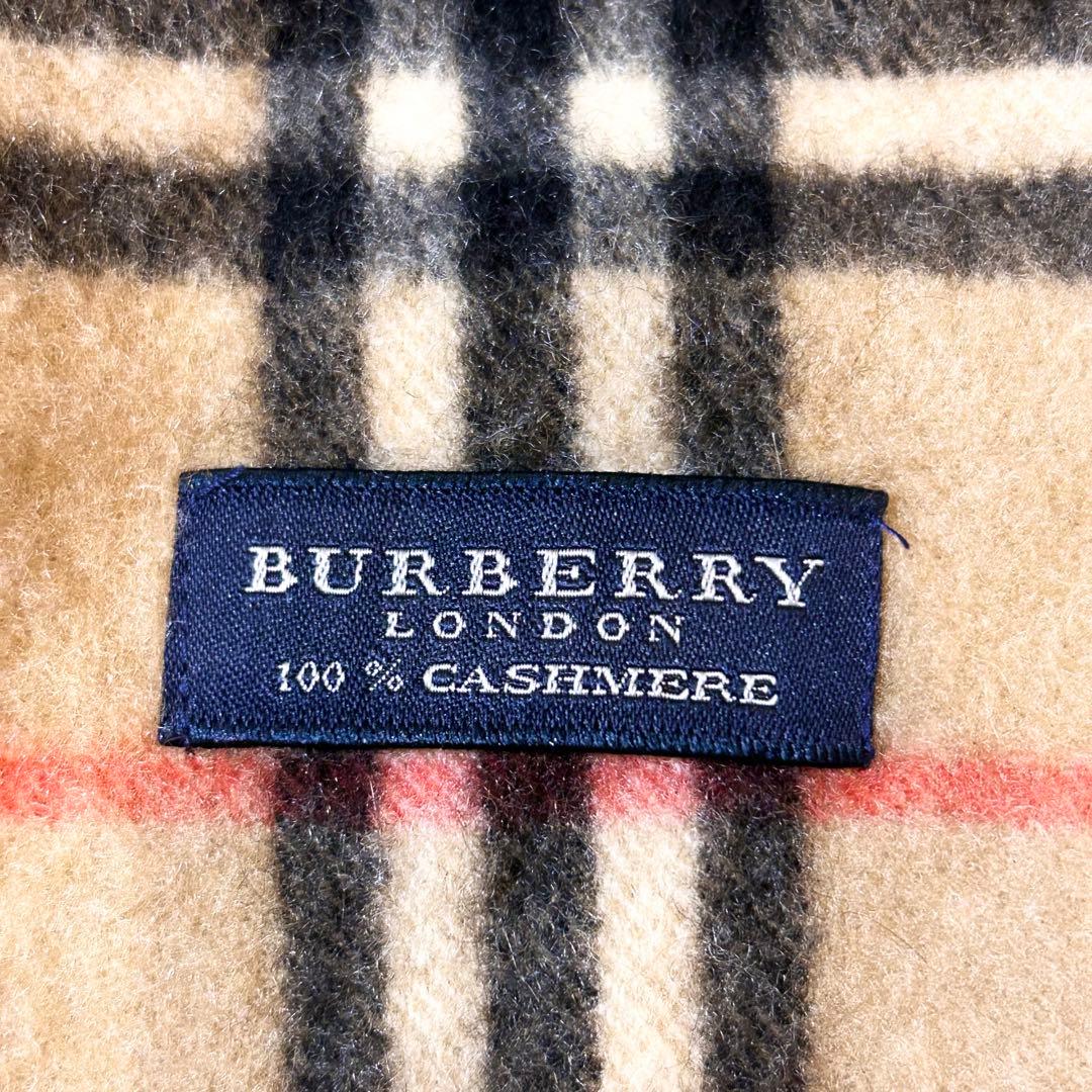 極美品✨️カシミヤ 100% BURBERRY ノバチェック マフラー ストール