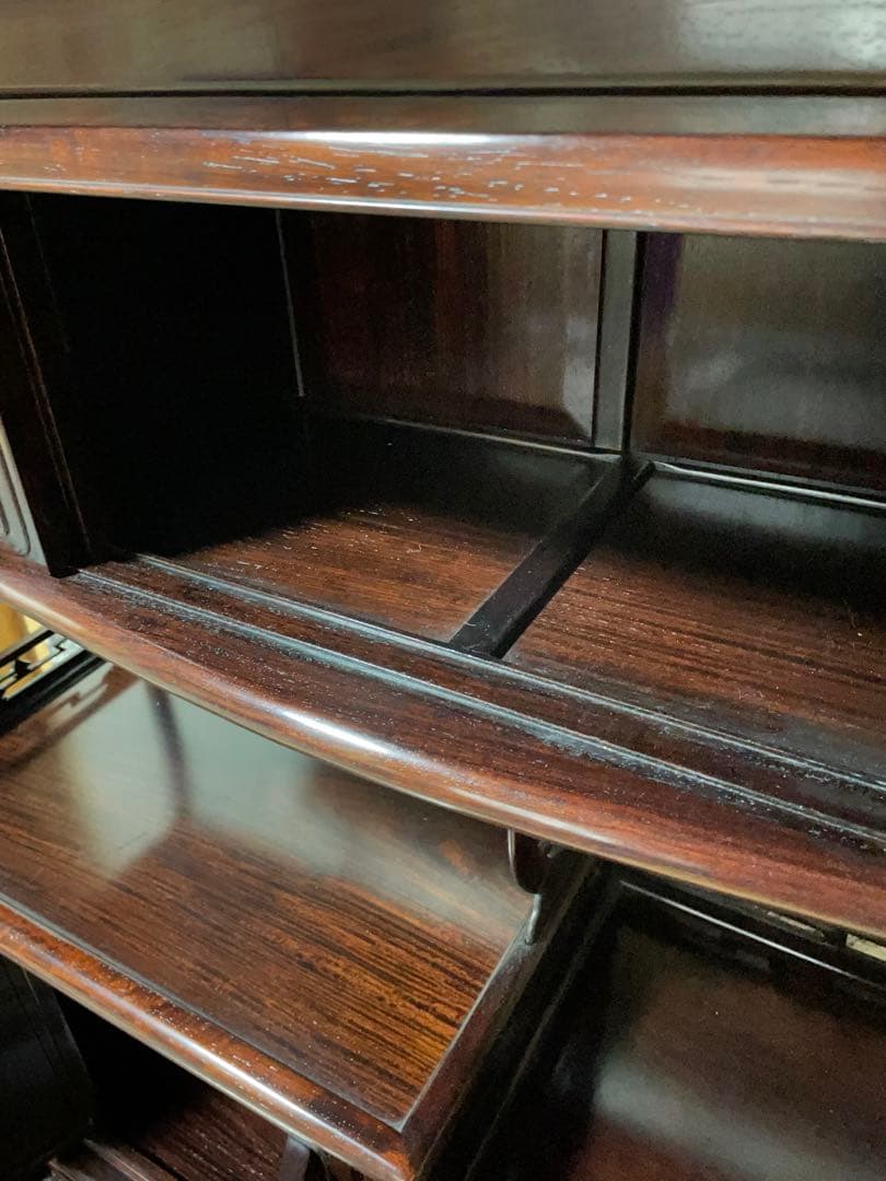 茶棚　アンティーク家具　唐木　花梨　紫檀　収納棚　中国家具　骨董品　古美術品