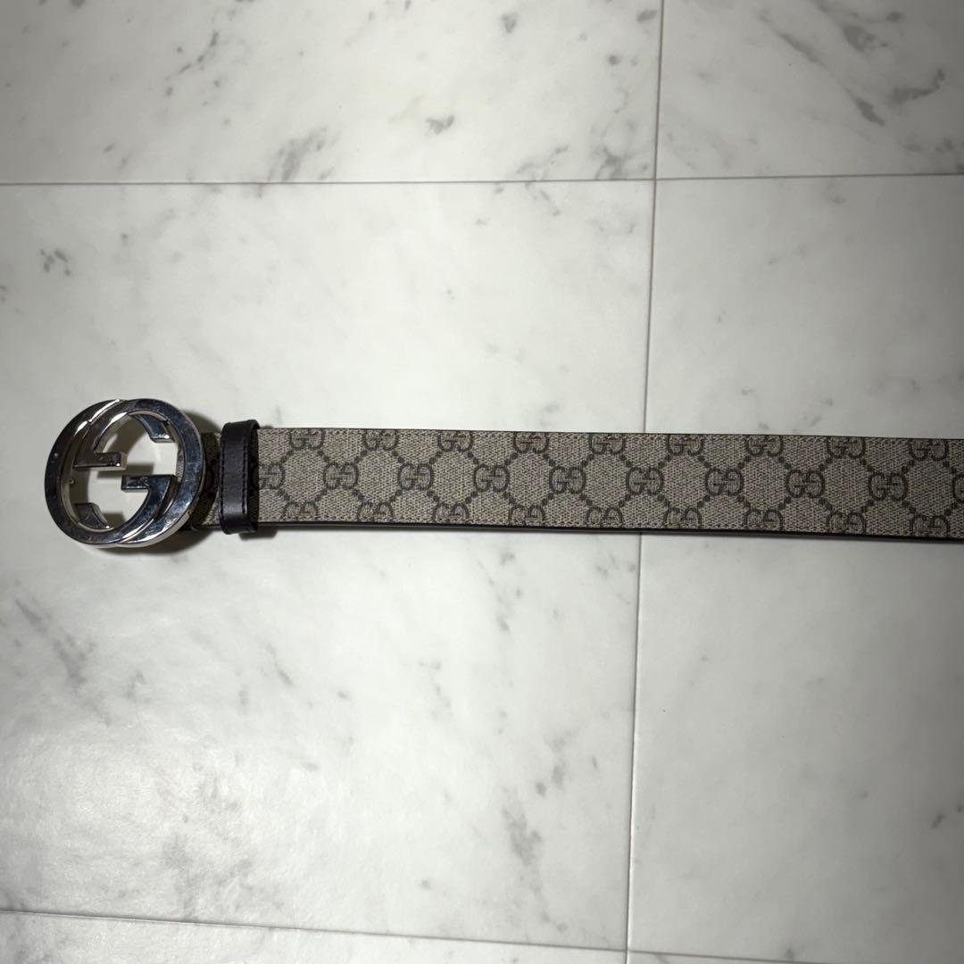 希少✨GUCCI グッチ ベルト スプリーム インターロッキング GG柄 PVC