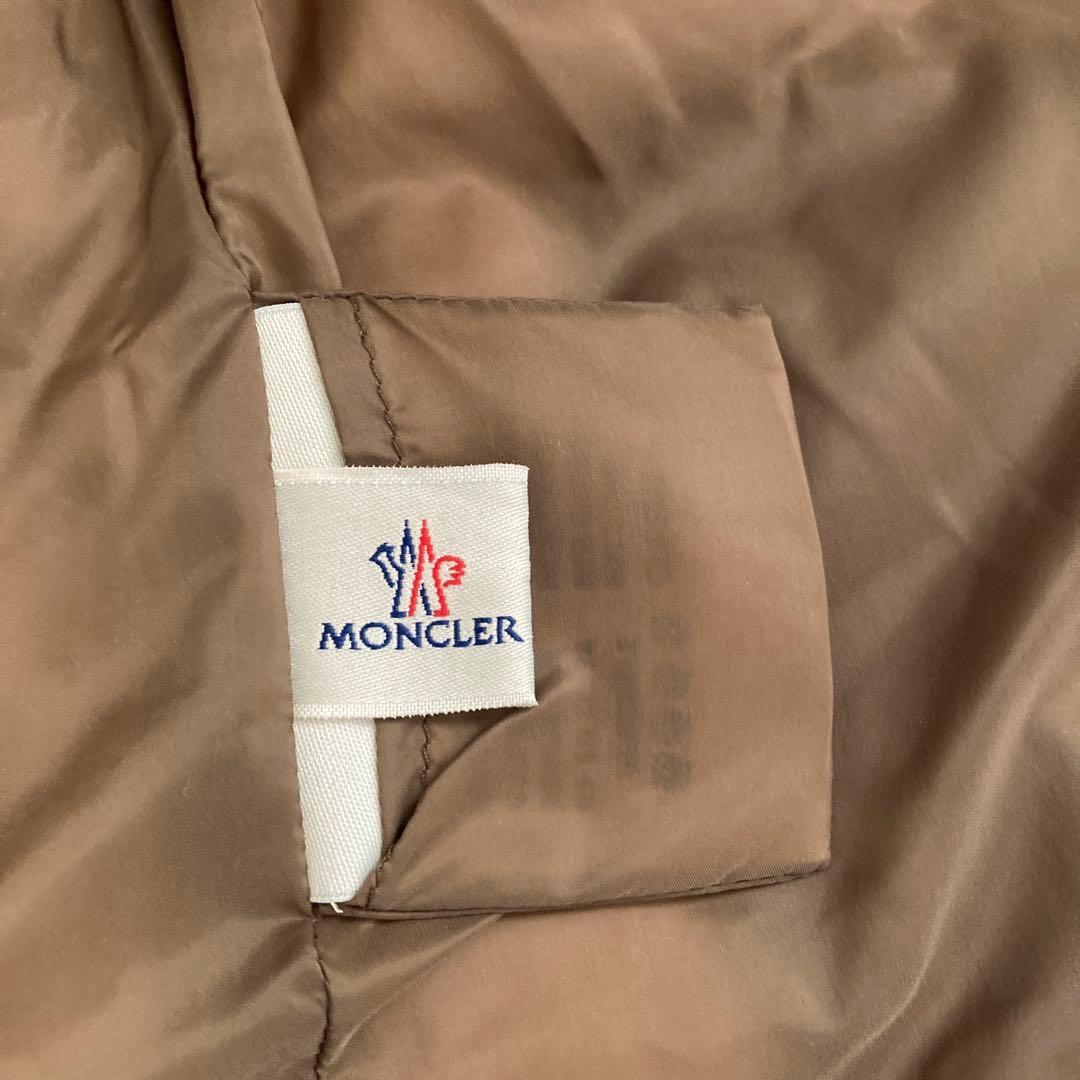 MONCLER チェック柄 ダウンベストレディースM