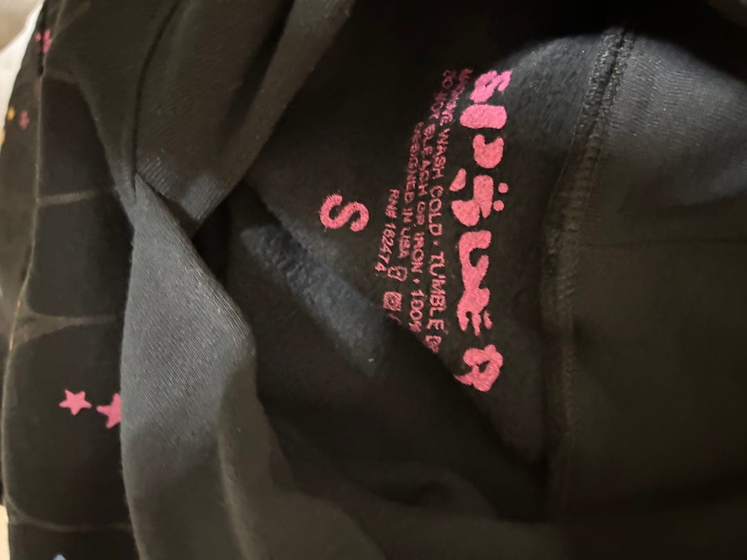sp5der P*NK! hoodie 正規品
