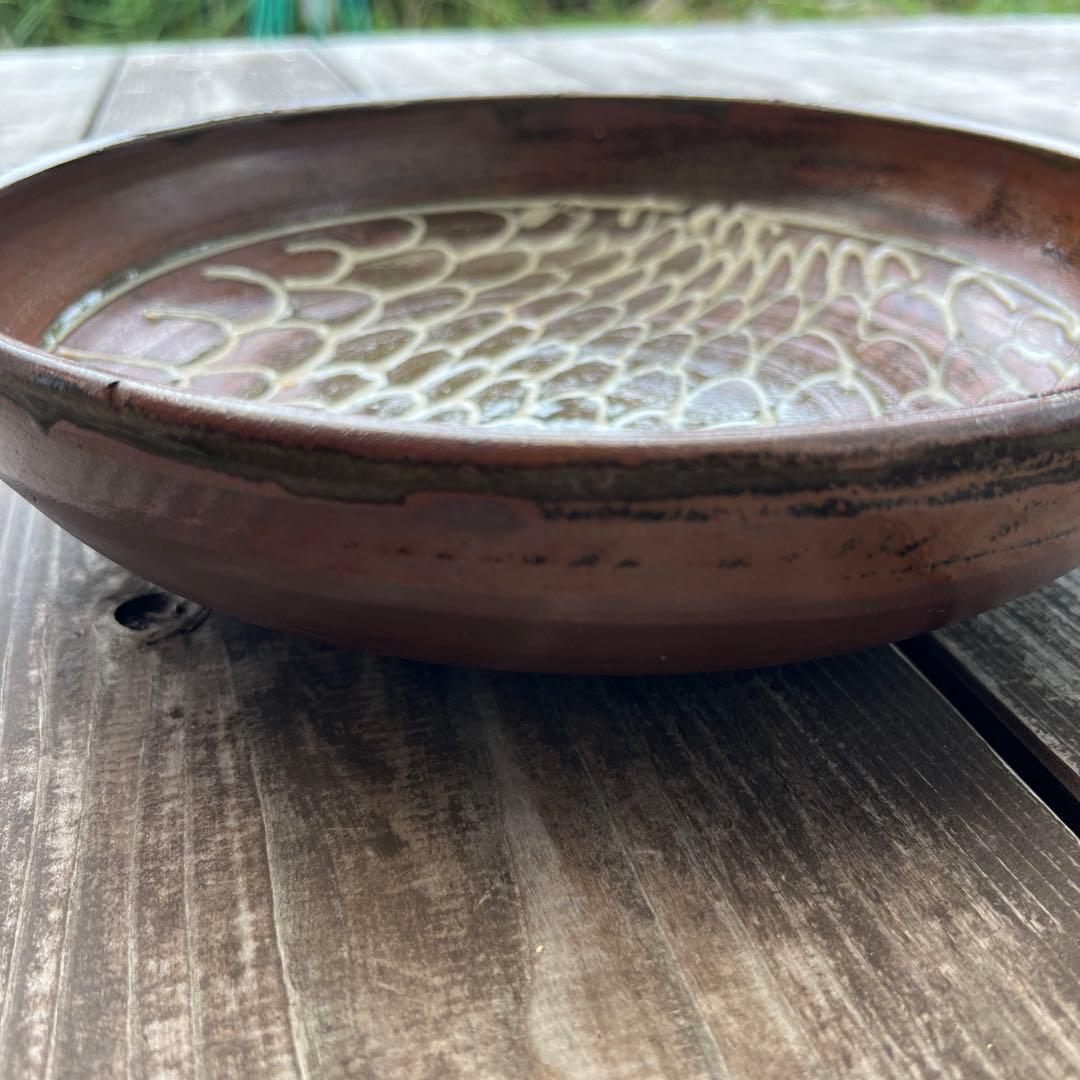 やちむん　沖縄　大皿　食器　27cm 新品